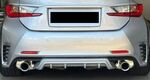 RAJOUT CENTRAL DE DIFFUSEUR ARRIERE LOOK DIFFUSEUR LEXUS RC  "DTM LOOK" (2014/2018)