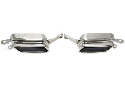 EMBOUTS D'ECHAPPEMENT INOX BMW SERIE 7 F01 V2 LOOK DUAL (2008/2015)