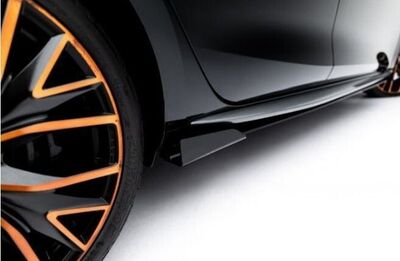 JEU DE BAS DE CAISSE (RAJOUTS EN ABS) CUPRA LEON ST OU HATCHBACK "CNC 4 CUPWINGS- "(2020+)