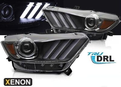 PHARES XENON LEDS BAR FORD MUSTANG VI PHASE 1 BLACK EDITION (2014/08-2017)