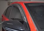 DEFLECTEURS DE PORTES CARBONE HONDA CIVIC X HATCHBACK FK7/FK8 MG STYLE (2017/2021)