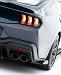 SPLITTERS DE PARE CHOC ARRIERE (DOUBLES FLAPS EN ABS) FORD MUSTANG MK7 DARK HORSE PHASE 1 "CNC CUPWINGS" (2023+)