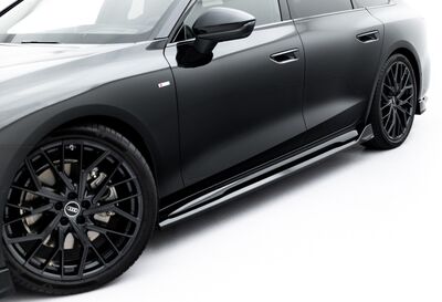 JEU DE BAS DE CAISSE (RAJOUTS EN ABS) AUDI A6 C9 SLINE BERLINE OU AVANT VERSION 2 (2024+)