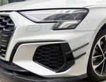 SPLITTERS "KNIFE" DE PARE CHOC AVANT AUDI A3 8Y S LINE OU S3 SPORTBACK OU LIMOUSINE SEDAN PHASE 1 (2020/2024)