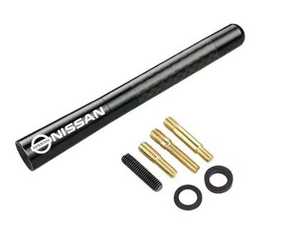ANTENNE DE TOIT ALU/CARBONE LOOK AVEC LOGO NISSAN