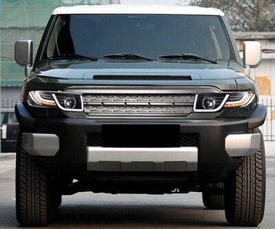 PHARES A LEDS "TUBE LIGHT" Toyota FJ Cruiser (XJ10) AVEC FONCTION DTS CLIGNOTANTS DEFILANTS(2007/2015)