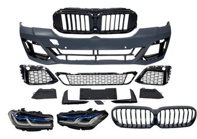 KIT CARROSSERIE FACELIFT AVANT BMW SERIE 5 BERLINE G30 OU TOURING  G31 PHASE 1 LOOK M LCI(2017/10-2020)