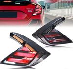 FEUX A LEDS FULL LEDS HONDA CIVIC X HATCHBACK AVEC CLIGNOTANTS DTS -DYNAMIC TURN SIGNAL - VERSION 2 (2016/2021)