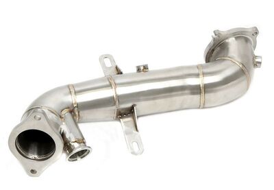 TUBE DE DESCENTE "DOWNPIPE" EN INOX POUR ALFA ROMEO GIULIA 2.0L TURBO / ALFA ROMEO STELVIO 2.0L TURBO Q4 (2017+)
