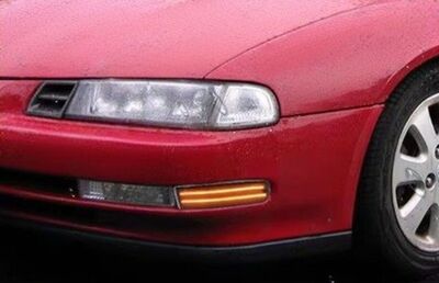 JEU DE CLIGNOTANTS A LEDS POUR PARE CHOC AVANT HONDA PRELUDE (1992/1996)