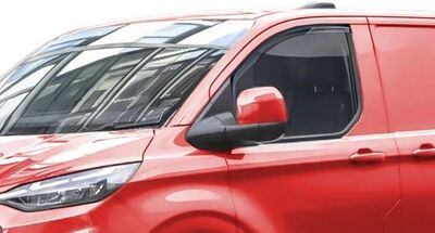 DEFLECTEURS DE VITRES AVANT PIANO BLACK OU SMOKE FORD TRANSIT CUSTOM OU TOURNEO CUSTOM MK2 (2023+)