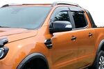 DEFLECTEURS DE VITRES AVANT PIANO BLACK FORD RANGER T6/T7/T8 (2012/2022)