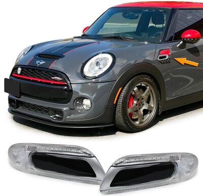 JEU DE CLIGNOTANTS LATERAUX A LEDS BMW MINI F55,F56,F57 (04-2013/2021)