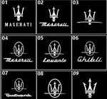 ECLAIRAGE WELCOME LIGHT siglé GAMME MASERATI