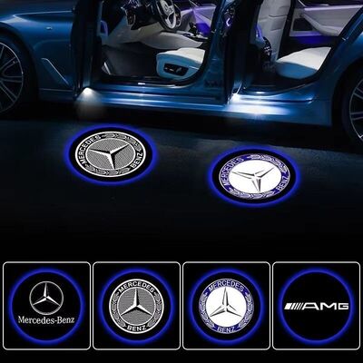 ECLAIRAGE WELCOME LIGHT siglé GAMME MERCEDES CLASSE A W176/W177,CLASS B W246,CLASSE C W205,CLASSE E W212/W213,GLA X156,GLA H247,GLB X247,GLC X253/C253,GLE X166/C292,ML W166,GLE W167/C167,GLS X166/X167,CLASSE G W464