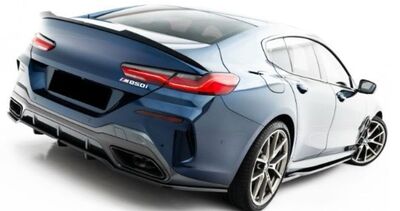 LAME DE PARE CHOC ARRIERE "DTM LOOK" BMW GRAN COUPE G16 PACK M V2 AVEC PACK CARBONE (2019+)