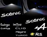 ECLAIRAGE WELCOME LIGHT siglé GAMME RENAULT