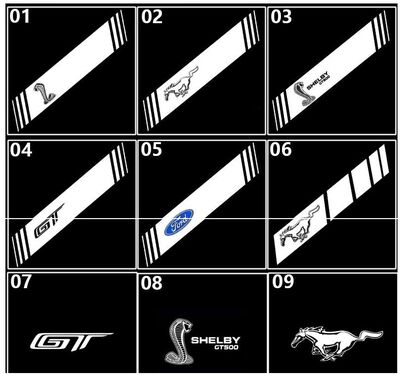 ECLAIRAGE WELCOME LIGHT siglé MUSTANG (2015/2022)