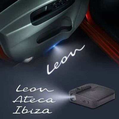 ECLAIRAGE WELCOME LIGHT siglé GAMME CUPRA / SEAT (IBIZA,ATECA,LEON,FR) ,GAMME SEAT
