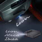 ECLAIRAGE WELCOME LIGHT siglé GAMME CUPRA / SEAT (IBIZA,ATECA,LEON,FR) ,GAMME SEAT
