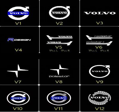 ECLAIRAGE WELCOME LIGHT Siglé GAMME VOLVO (V1)