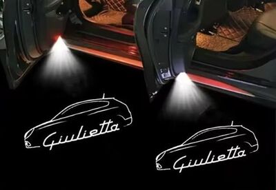 ECLAIRAGE WELCOME LIGHT siglé GAMME ALFA ROMEO GIULIETTA