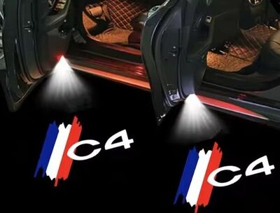 ECLAIRAGE WELCOME LIGHT siglé CITROEN C4