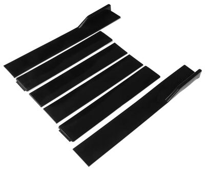 BAS DE CAISSE UNIVERSELS  (RAJOUTS EN ABS PIANO BLACK) EN ABS 200CM "CUPWINGS"