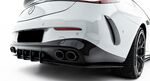 LAME DE PARE CHOC ARRIERE TYPE DIFFUSEUR MERCEDES CLE COUPE C236 53AMG AERO PHASE 1 "DTM LOOK "CNC" (2023+)