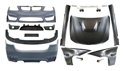 KIT CARROSSERIE COMPLET BMW E90 PHASE 1 LOOK M4 VERSION 4 (2005/08-2008)