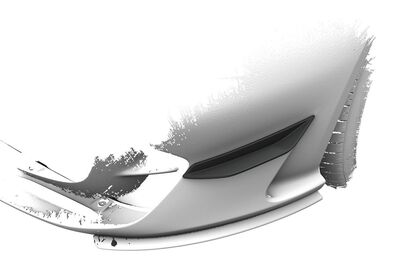 PERFORMANCE FLAPS DE PARE CHOC AVANT FERRARI 812 SUPERFAST "CUP" CS STYLE (2017+)