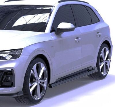 JEU DE BAS DE CAISSE (RAJOUTS EN ABS) AUDI Q5 S LINE OU AUDI SQ5 FY PHASE 2 SUV OU SPORTBACK PHASE 2 GCPA DESIGN (02-2021/2024)