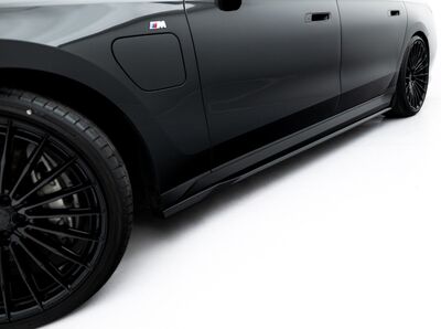 JEU DE BAS DE CAISSE (RAJOUTS EN ABS) BMW SERIE 7 G70 PHASE 1 PACK M,VERSION X-DRIVE 750E,M760E,50E/60E/I7 PACK M V2 (2022+)