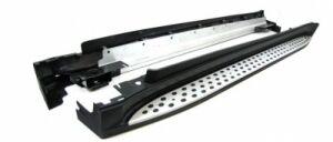 JEU DE BAS DE CAISSE MERCEDES GLS X166 TYPE MARCHE PIEDS EN ALU BROSSE (2015/2019)