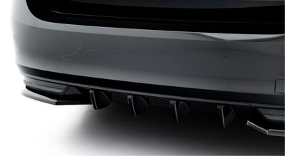 SPLITTER CENTRAL DE PARE CHOC ARRIERE LOOK DIFFUSEUR SKODA SUPERB IV SPORTLINE (2024+)