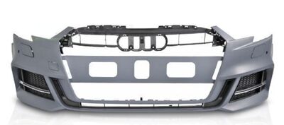 PARE CHOC AVANT AUDI A3 8V LIMOUSINE OU CABRIOLET PHASE 2 LOOK S3 (05-2016/2020)