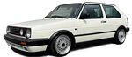 ENTOURAGES D'AILES AVANT/ARRIERE ADAPTABLES VW GOLF II GTI OU G60 (1988/1992)