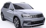 LAME DE PARE CHOC AVANT GLOSS BLACK VW TIGUAN II R LINE PHASE 1 GCPA DESIGN (06-2020/2024)