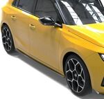 JEU DE BAS DE CAISSE (RAJOUTS EN ABS) OPEL ASTRA L STANDARD GCPA DESIGN (2022+)