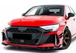 LAME DE PARE CHOC AVANT CARBONE AUDI RS3 8Y SPORTBACK OU LIMOUSINE SEDAN PHASE 2 (2024+)