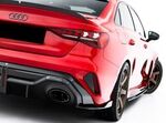 SPLITTERS DE PARE CHOC ARRIERE EN CARBONE AUDI RS3 8Y BERLINE SEDAN OU SPORTBACK PHASE 2 (2024+)