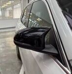 COQUES DE RETROS M STYLE PIANO BLACK BMW X1 U11 (2022+) BMW X2 U12 (2024+) (REMPLACEMENT)