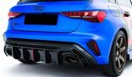 DIFFUSEUR DE PARE CHOC ARRIERE AUDI RS3 8Y SPORTBACK OU LIMOUSINE SEDAN PHASE 2 "DTM LOOK" (2024+)
