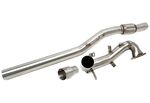 TUBE DE DESCENTE "DOWNPIPE" EN INOX POUR  Audi  A1 8X 1.4 TFSI 185cv (2011/2015) SEAT IBIZA 6J 1.4 TSI (2009/2015),SKODA FABIA 6J 1.4TSI RS (2010/2014) VW POLO 6R 1.4 TSI RS 180cv (2010/2015)