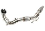 TUBE DE DESCENTE "DOWNPIPE" EN INOX AVEC CATALYSEUR POUR.1.8/2.0L Audi / Seat / Skoda / VW
