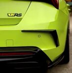 SPLITTERS "KNIFE" DE PARE CHOC ARRIERE SKODA OCTAVIA IV RS BERLINE OU KOMBI (2020/2024)