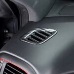 ENJOLIVEURS D'AERATEURS LATERAUX SUPERIEURS DE TABLEAU DE BORD CARBONE LOOK HYUNDAI I30 III (2017+)