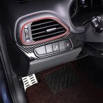 ENJOLIVEUR DE COMMANDES D'ECLAIRAGE CARBONE LOOK HYUNDAI I30 III (2017+)