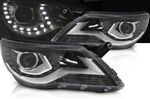 PHARES A LEDS DEVIL EYES "REAL DRL" VW TIGUAN PHASE 1 (avec feux de jour et clignotants standard) (2007/03-2011)