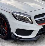 SPLITTERS DE PARE CHOC AVANT EN CARBONE MERCEDES GLA 45AMG PHASE 1 (2014/2017)